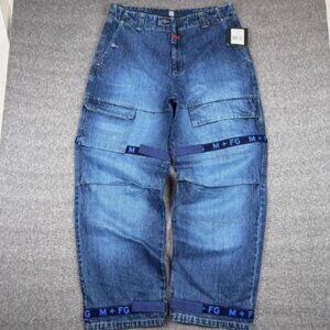 Vintage Marithe Francois Girbaud Shuttle Tape Jeans Mens 42 Baggy Wide Leg NWT